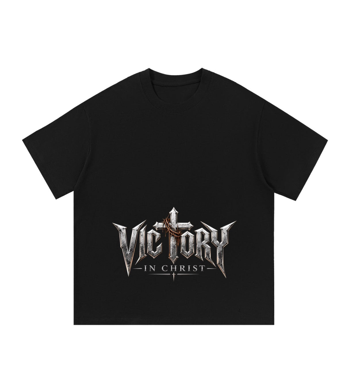 VIC Black Heavyweight Oversized T-Shirt